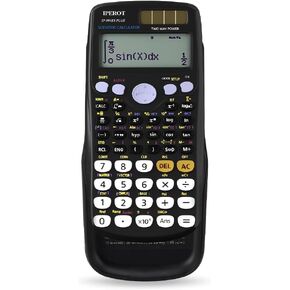 Scientific Calculators, Solar Scientific Calculator Large Screen 417 Function, Calculators Very Suitable for High School and College Students Calculus Algebra and Other Math Textbooks (Solar)