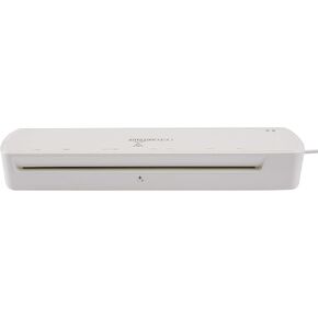 Amazon Basics Easy to Use 12-Inch Thermal Laminator Machine, For Home Office or School, White