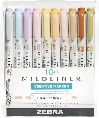 Zebra Pen MILDLINER 5/PK FLUORESCNT, Multicolors in Saudi Arabia