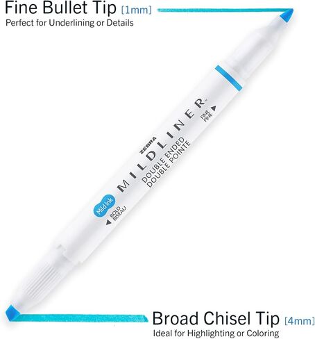 Zebra Pen MILDLINER 5/PK FLUORESCNT, Multicolors in Saudi Arabia