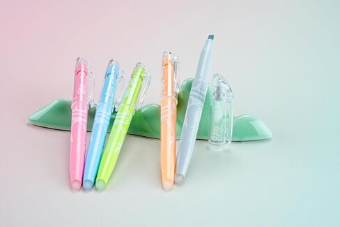 Pilot, FriXion Light Pastel Erasable Highlighters, Chisel Tip, Pack of 5, Pastel Blue, Pink, Yellow, Green & Purple in Saudi Arabia