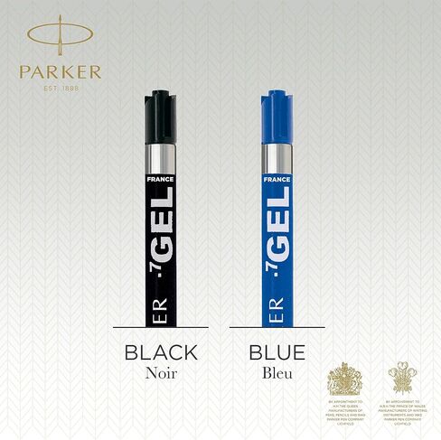 Parker Refill for Parker Retractable Gel Ink Roller Ball Pens, Medium Conical Tip, Black Ink, 2/Pack in Kuwait