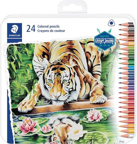 Staedtler Colored Pencils, Triangular Barrel, 4mm, 72 Pieces (1278CM72A6) in Kuwait