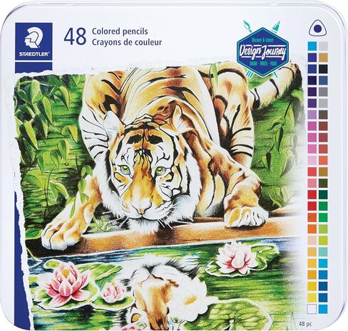 Staedtler Colored Pencils, Triangular Barrel, 4mm, 72 Pieces (1278CM72A6) in Kuwait