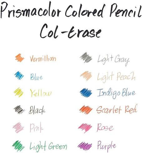 Prismacolor Col-Erase Erasable Colored Pencils, Non-Photo Blue, 12-Count - 20028 in Kuwait