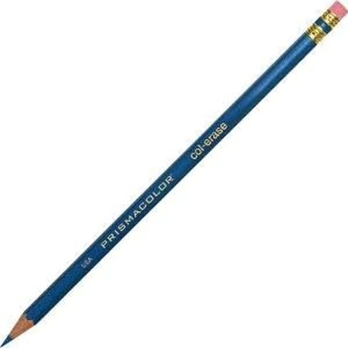 Prismacolor Col-Erase Erasable Colored Pencils, Non-Photo Blue, 12-Count - 20028 in Kuwait