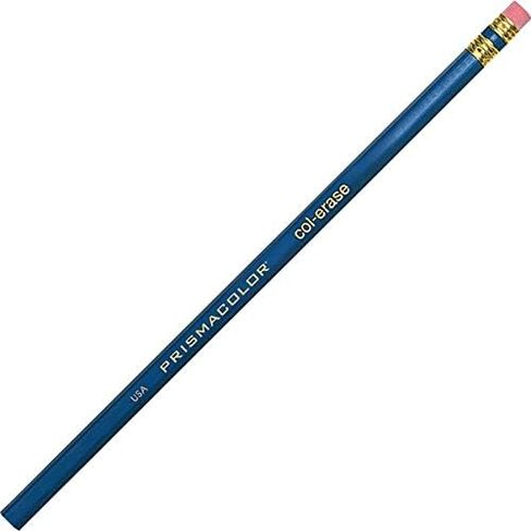 Prismacolor Col-Erase Erasable Colored Pencils, Non-Photo Blue, 12-Count - 20028 in Kuwait