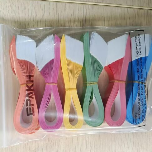 Epakh 600 PCS Paper Wristbands Neon Wrist Bands Bracking Handbroof For Meusts Lightweight Concert Band Neon Colored List Lrist For Party in Kuwait