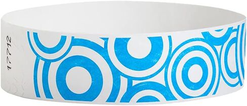 500 WristCo Black Checkered/Checks Tyvek Wristbands for Events - Comfortable Tear Resistant Paper Bracelets ID Wrist Bands for Concerts Festivals Admission Party Identification in Saudi Arabia