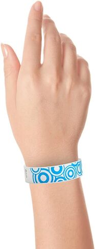 500 WristCo Black Checkered/Checks Tyvek Wristbands for Events - Comfortable Tear Resistant Paper Bracelets ID Wrist Bands for Concerts Festivals Admission Party Identification in Saudi Arabia