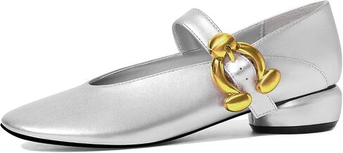 Women Mary Jane Shoes Pumps Chunky Comfortable Low Heels Closed Round Toe Dress Work Wedding Shoes in Saudi Arabia