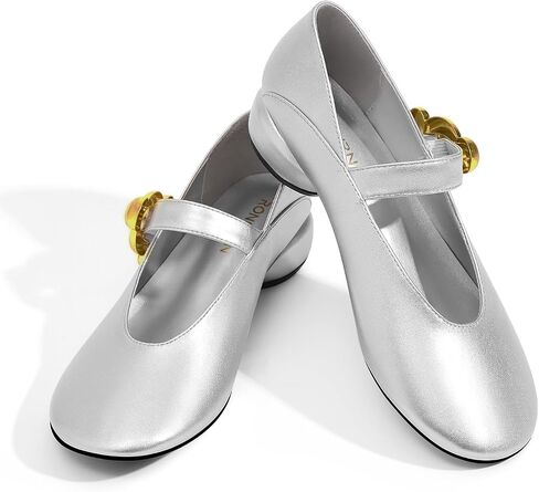 Women Mary Jane Shoes Pumps Chunky Comfortable Low Heels Closed Round Toe Dress Work Wedding Shoes in Saudi Arabia