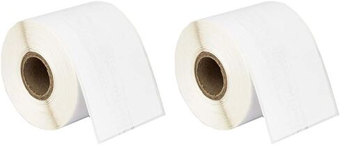 Houselabels 2-5/16 × 10-1/2 بوصة متوافقة مع Dymo 30387 ملصقات بريد إنترنت من 3 أجزاء ، لفة واحدة ، 100 ملصقات لكل لفة in Kuwait