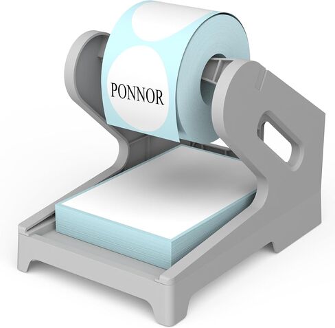 Label Holder, Thermal Shipping Label Holder for Rolls and Fan-Fold Labels, Desktop Label Printer Accessory for Office, Home in Saudi Arabia