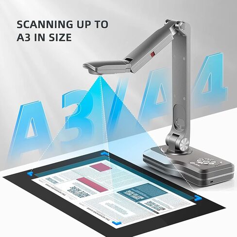 JOYUSING V500-4k VGA/HDMI/USB Three Mode 13MP Document Camera, OCR for Windows, Compatible with Real-time Projection, Web Conferencing, Distance Learning, Remote Teaching - Mac, Windows, Chromebook in Saudi Arabia