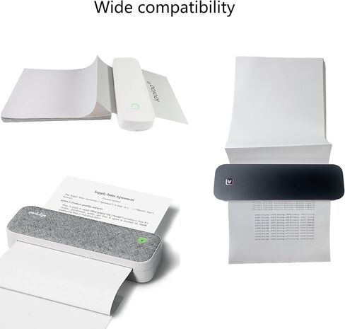 IOOIOO thermal printer paper BPS free BPA free, (100 pages, Continuous, without mark, 3 years) in Saudi Arabia
