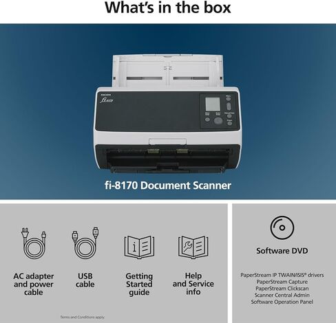 RICOH fi-8170 Professional High Speed Color Duplex Document Scanner - Network Enabled in Saudi Arabia