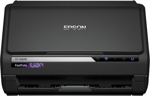 Epson FastFoto FF-680W Wireless High-Speed Photo and Document Scanning System, Black in Saudi Arabia