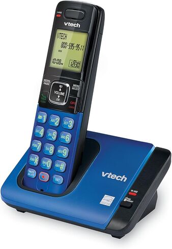 VTech CS6719-2 2-HAYPLALL PHONE مع معرف المتصل/انتظار المكالمات ، والاتصال الداخلي للهاتف وعرض/لوحة المفاتيح الخلفية ، والفضة in Kuwait