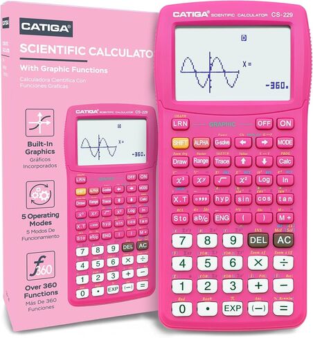 CATIGA CS229 Scientific Calculator with Graphics Functions, Multiple Modes with Intuitive User Interface for Beginners and Advanced Courses in Kuwait