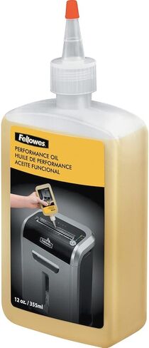 Fellowes Powershred Performance Shredder Oil, 12 oz. Extended Nozzle Bottle (35250) (Pack of 1) in Saudi Arabia