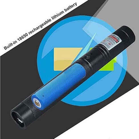 Long Range Green Laser Pointer Beam with USB Charging, Presentation Remotes for Indoor Meetings, Presentation, Interactive Toys for Indoor Dogs Cats in Saudi Arabia