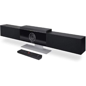 Poly Studio 4K USB Video Conference System (Plantronics) - Camera, Microphone, & Speaker Bar for Small & Medium Conference Rooms - Auto Framing & Tracking - Teams/Zoom Certified - Amazon Exclusive
