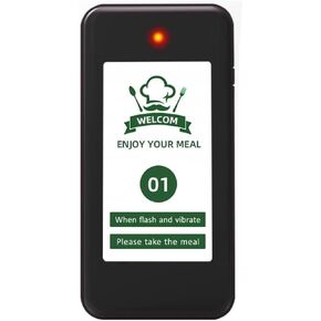 Restaurant Pager System,16 Restaurant Pagers,Wireless Calling System for Restaurant,1600ft Long Range Food Buzzer,Social Distancing Keeping Pagers with Order Buzzers for Food Truck