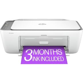 HP DeskJet 2855e Wireless All-in-One Color Inkjet Printer, Scanner, Copier, Best-for-home, 3 months of Instant Ink included (588S5A)