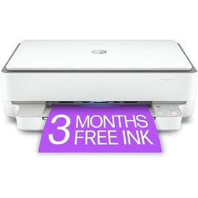 HP Envy 6155e Wireless All-in-One Color Inkjet Printer, Print, scan, Copy, Duplex Printing Best-for-Home, 3 Months of Instant Ink Included (714L5A) in Kuwait