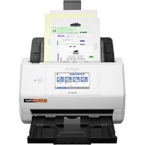 Epson RapidReceipt RR-600W Wireless Desktop Color 2-Sided Receipt & Document Scanner with ScanSmart AI PRO Receipt Management & PDF Software for PC & Mac, Touchscreen & 100-Page Auto Document Feeder