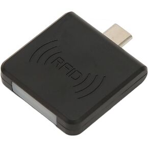 Credit Card Reader, 125Khz Portable Square Card Reader Id Mobile Phone Card Reader Type C Interface square reader for Mobile Payment and Access Control