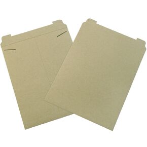 BOX USA BRM7 Flat Mailers, 17" x 21", Kraft (Pack of 50)