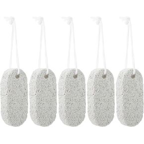 POPETPOP 5 Pcs Small Pet Lava Bites Chews Toy-Hanging Rabbits Chew Toys Grinding Mineral Stone for Hamsters Parrot Chinchillas, Bunny Teething Toy