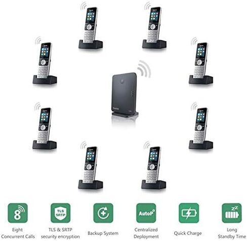 Yealink W76P - IP DECT Phone Bundle W56H with W70 Base in Saudi Arabia