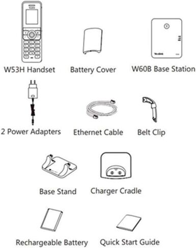 Yealink W76P - IP DECT Phone Bundle W56H with W70 Base in Saudi Arabia