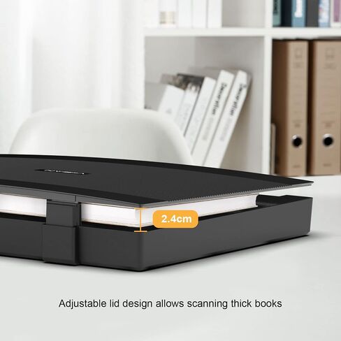 VIISAN VF3240 Large Format Flatbed Scanner, A3 Size, 2400 DPI, CIS Sensor, Scan 12"x 17" in 4 sec, Frameless, Auto-Scan, Document & Photo & Book Scanner, Supports Windows & Mac in Kuwait
