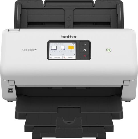 Brother ADS-3300W Wireless, High-Speed Desktop Scanner | 2.8-inch Touchscreen | Scans Up to 40ppm1 in Saudi Arabia