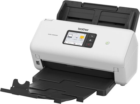 Brother ADS-3300W Wireless, High-Speed Desktop Scanner | 2.8-inch Touchscreen | Scans Up to 40ppm1 in Saudi Arabia