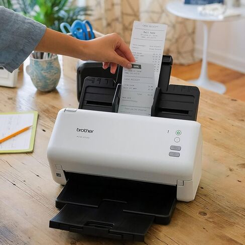 Brother ADS-3300W اللاسلكي ، ماسحة سطح المكتب عالية السرعة | 2.8 بوصة الشاشة التي تعمل باللمس | يقوم بمسح ما يصل إلى 40ppm1 in Kuwait