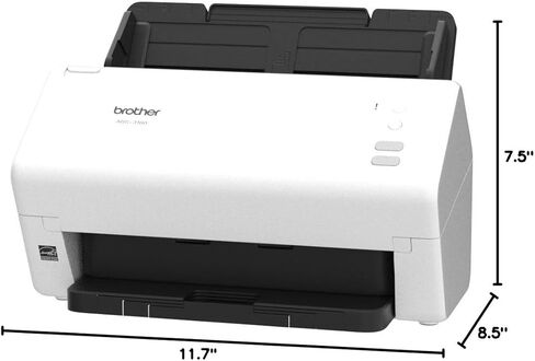 Brother ADS-3300W اللاسلكي ، ماسحة سطح المكتب عالية السرعة | 2.8 بوصة الشاشة التي تعمل باللمس | يقوم بمسح ما يصل إلى 40ppm1 in Kuwait
