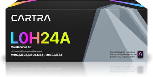 CARTRA Maintenance Kit 110V L0H24A Compatible with HP Laserjet Enterprise M607 M608 M609 M631 M632 M633 Series Includes Fuser and Roller (L0H24A-67901) in Saudi Arabia