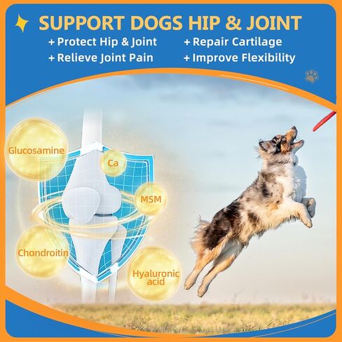 Dog Multivitamin Powder with Glucosamine, Dog Vitamins and Supplements for Immune Support, Dog Skin and Coat Supplement with Omega 3 for Allergy Relief, Probiotics for Dog Support Digestive Health in Saudi Arabia