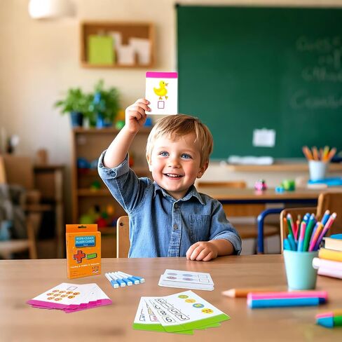 Number Flash Cards for Toddlers with 5 Dry Erase Pens, Numbers 0-25/30-100 Preschool Fun Learning Card, 36PCS Double Sides Counting Flashcards,Early Education Flashcards for Kids Ages 1-5 in Kuwait
