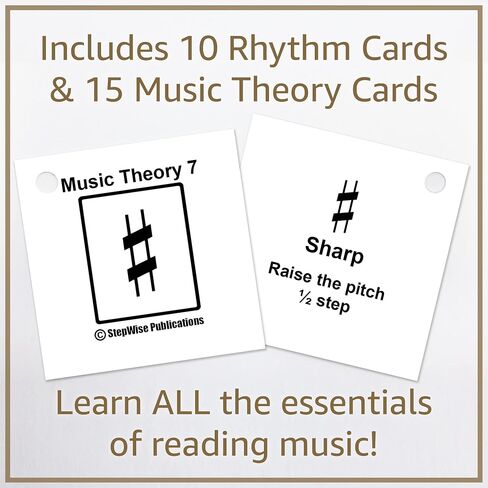 StepWise Music Flash Cards: Learning Games with Notes, Instrument Fingerings, & Theory (Violin) in Saudi Arabia