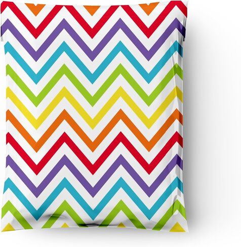 10x13 (100) مغلفات شحن بولي بريدية مصممة هندسية حقائب مطبوعة متميزة in Kuwait