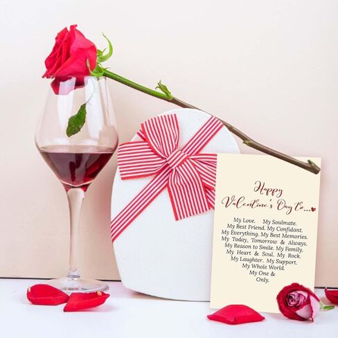 Asmallgf Happy Valentines Day Card for Him Her, Sweet Boyfriend Girlfriend Anniversary Bday Gifts, You Are My Favorite Everything in Saudi Arabia