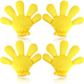 Geyoga 2 Pairs Jumbo Cartoon Hands Large Costume Gloves, Halloween Gloves for Party Birthday Role Playing Costumes