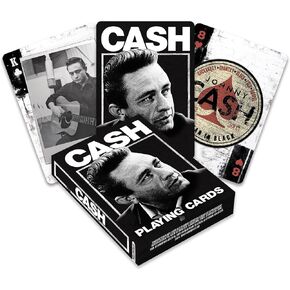 AQUARIUS Johnny Cash Playing Cards - Poker Size Deck of Cards for Your Favorite Card Games - Officially Licensed Johnny Cash Merchandise & Collectibles