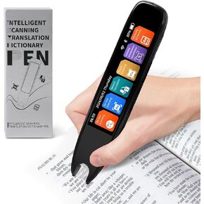 Scan Translation Pen with Camera, 142 Languages Two-Way Instant Translator Pen for Voice, Text, Photo, Offline Online Translation for Business Learning Travel, OCR Digital Reading Pen for Dyslexia
